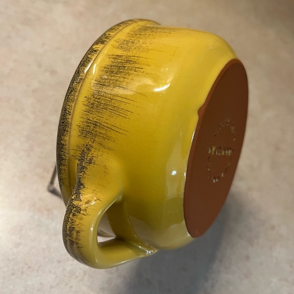 De Silva Terre D' Umbria Handmade Italian Pottery Soup Bowl Two Handles - Picture 3 of 10